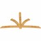 Ekena Millwork Davenport Rough Sawn Timber Gable Bracket, Western Red Cedar, 108"W x 63"H x 2"D x 6"F, 14/12 Pitch GBW108X63X0206DAV00RWR - alternate 4